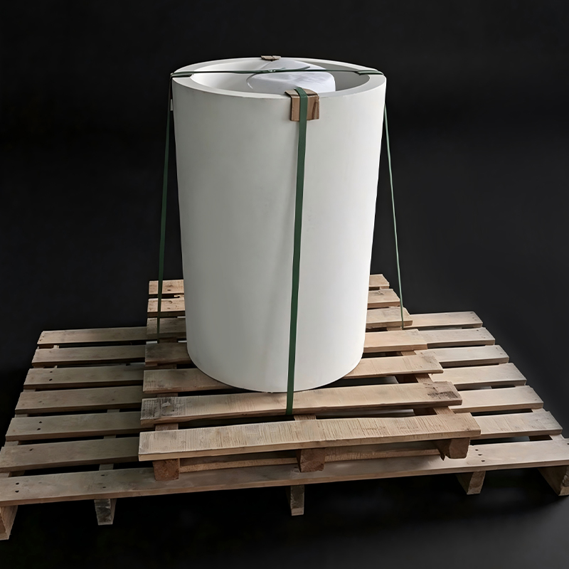 Prefabricated Corundum-Mullite Melting Crucible for Medium-Frequency Furnaces